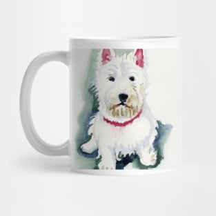 West Highland White Terrier Watercolor Painting - Dog Lover Gifts Mug
